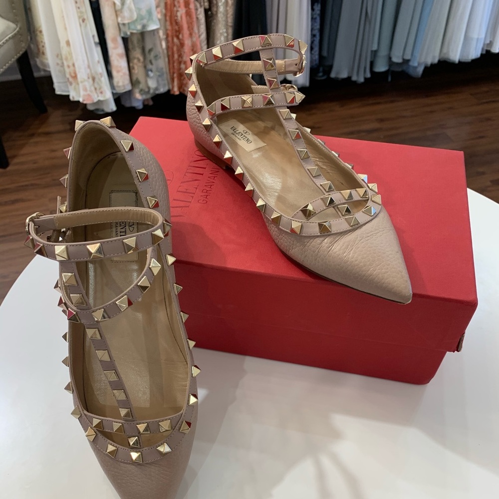 VALENTINO ROCKSTUD BALLET FLAT